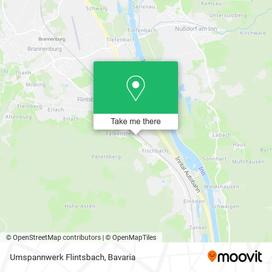 Карта Umspannwerk Flintsbach