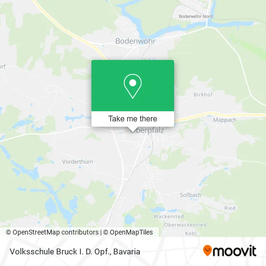 Карта Volksschule Bruck I. D. Opf.