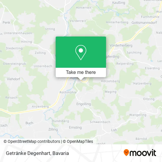 Карта Getränke Degenhart