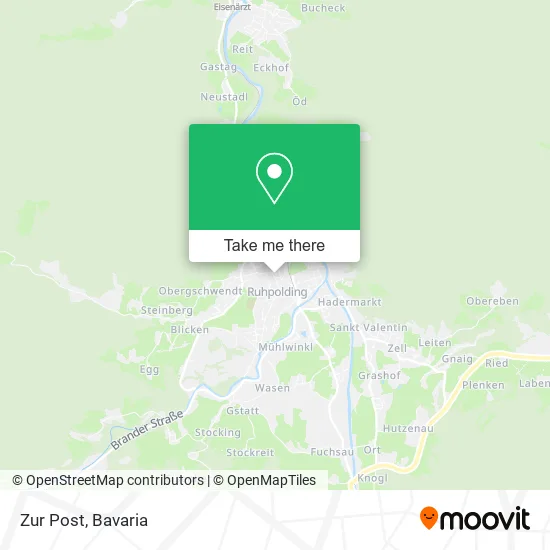 Карта Zur Post