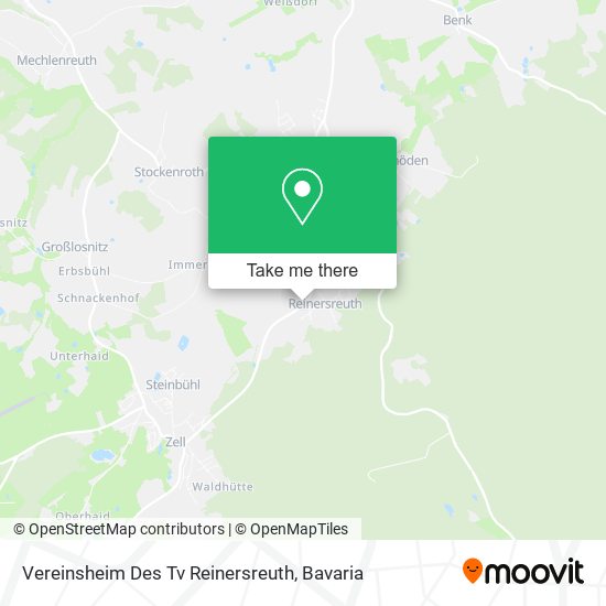 Карта Vereinsheim Des Tv Reinersreuth