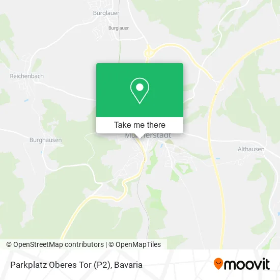 Карта Parkplatz Oberes Tor (P2)