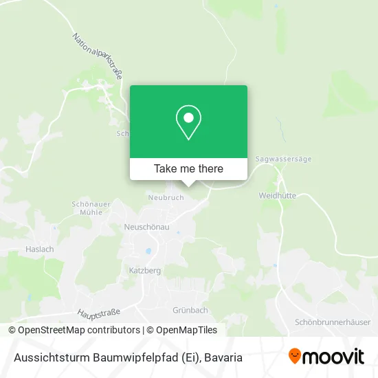 Карта Aussichtsturm Baumwipfelpfad (Ei)
