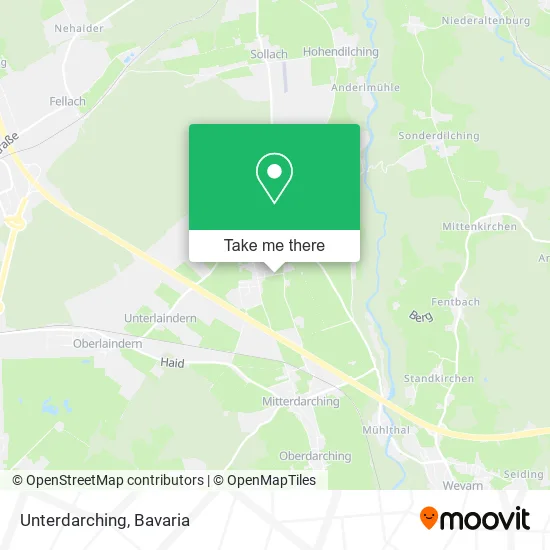 Карта Unterdarching
