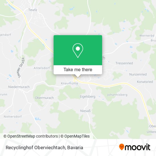 Recyclinghof Oberviechtach map