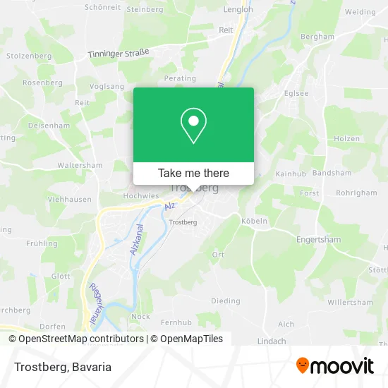 Карта Trostberg