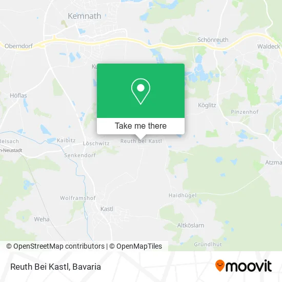 Карта Reuth Bei Kastl