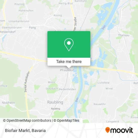 Карта Biofair Markt