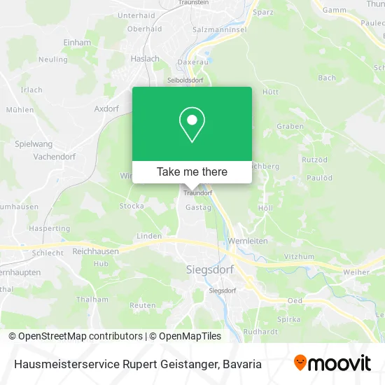 Карта Hausmeisterservice Rupert Geistanger