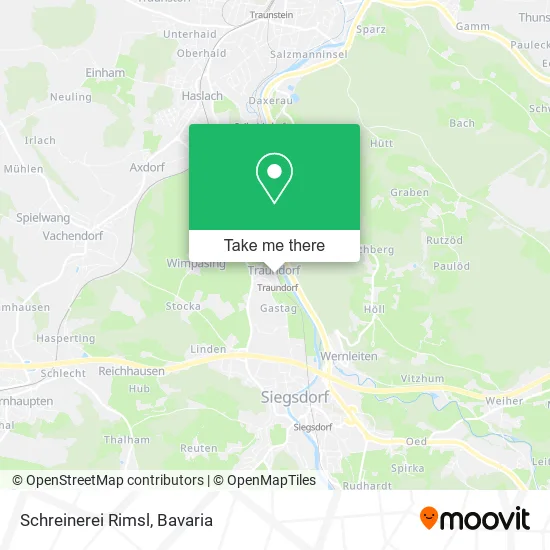 Карта Schreinerei Rimsl