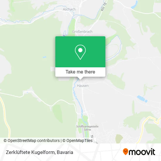 Карта Zerklüftete Kugelform