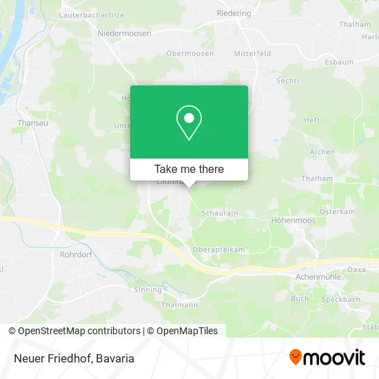 Карта Neuer Friedhof