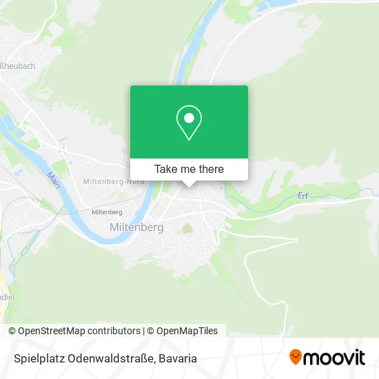 Карта Spielplatz Odenwaldstraße