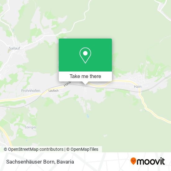 Sachsenhäuser Born map