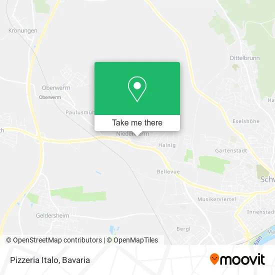 Карта Pizzeria Italo