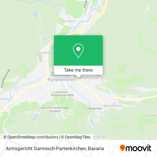 Карта Amtsgericht Garmisch-Partenkirchen