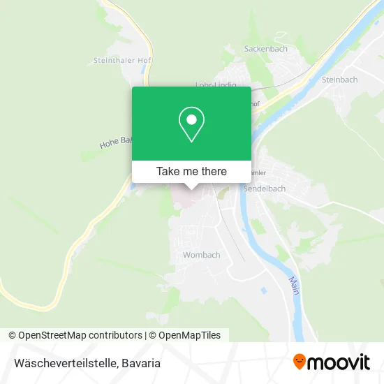 Карта Wäscheverteilstelle
