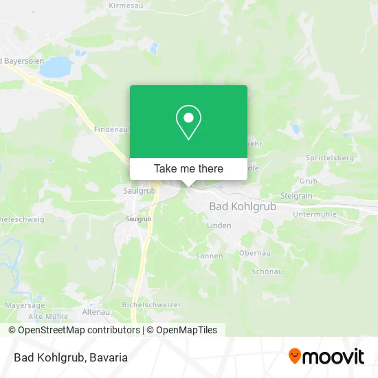 Карта Bad Kohlgrub