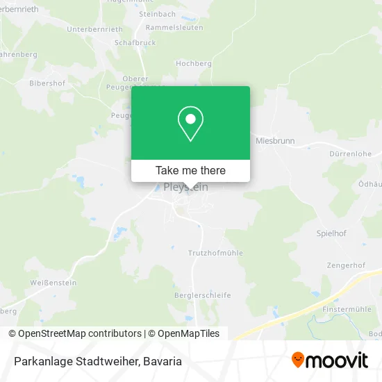 Карта Parkanlage Stadtweiher