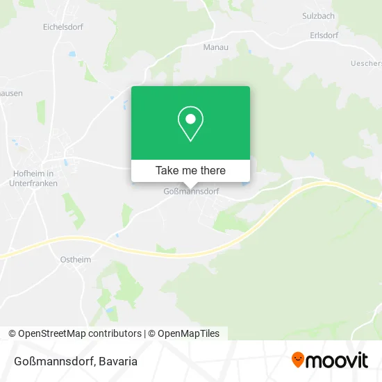 Карта Goßmannsdorf