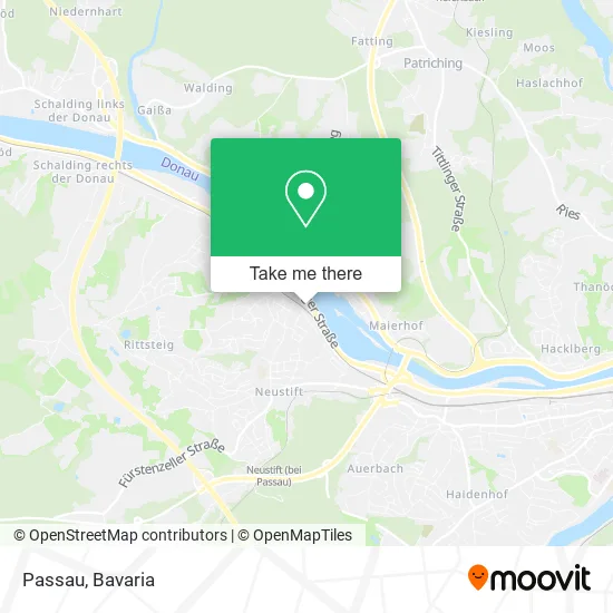 Карта Passau