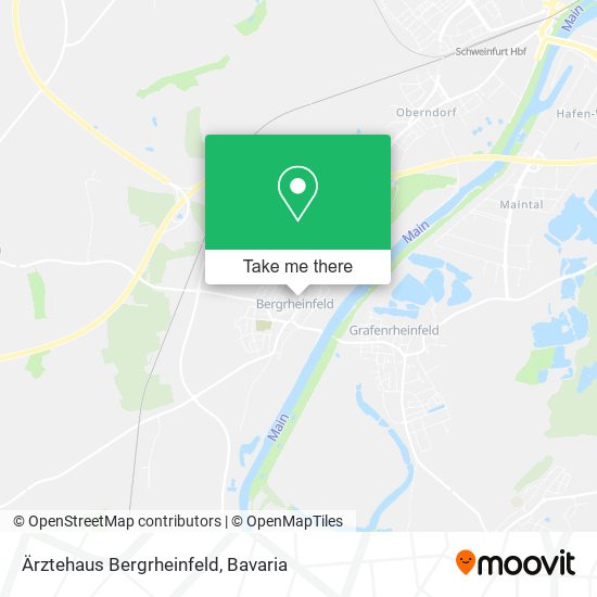 Ärztehaus Bergrheinfeld map