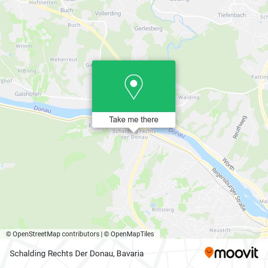 Schalding Rechts Der Donau map