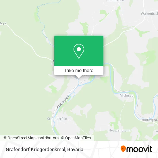 Карта Gräfendorf Kriegerdenkmal