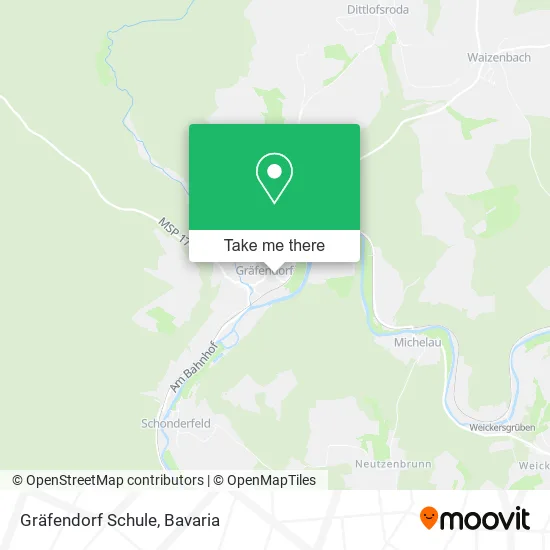 Карта Gräfendorf Schule