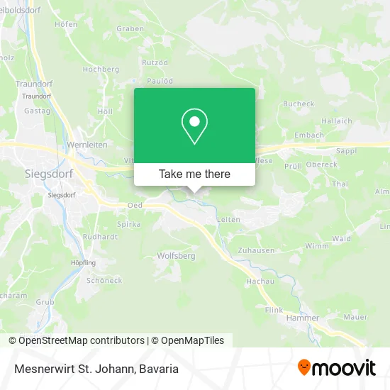 Карта Mesnerwirt St. Johann