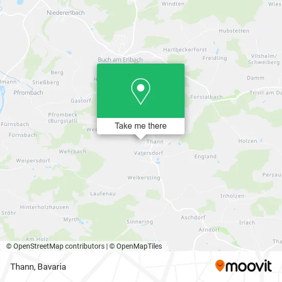 Карта Thann