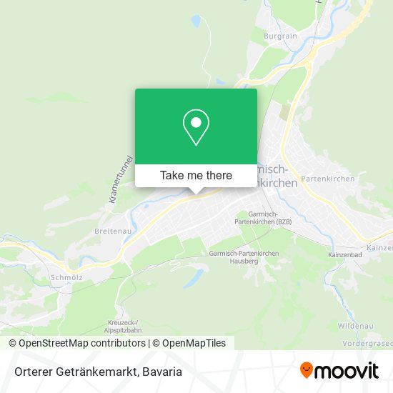 Orterer Getränkemarkt map