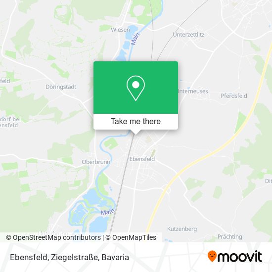Ebensfeld, Ziegelstraße map