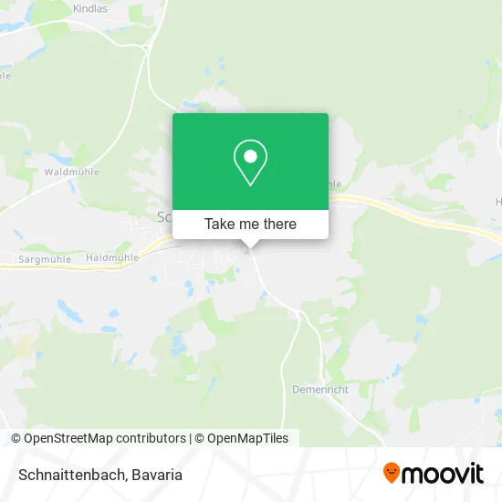 Карта Schnaittenbach
