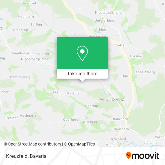 Карта Kreuzfeld