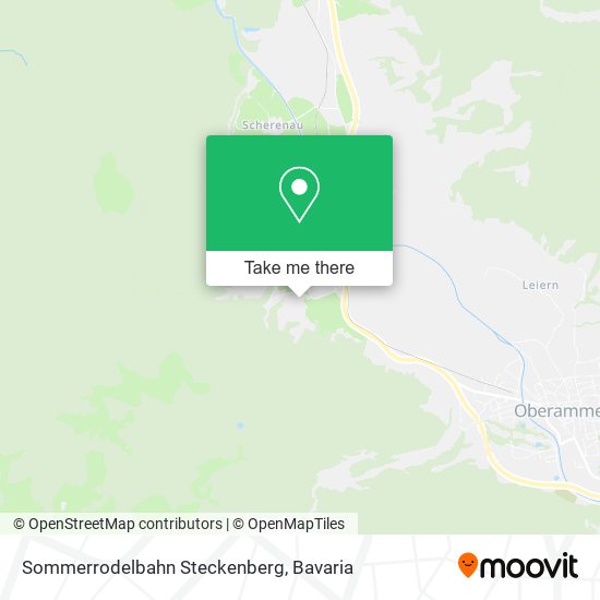 Sommerrodelbahn Steckenberg map
