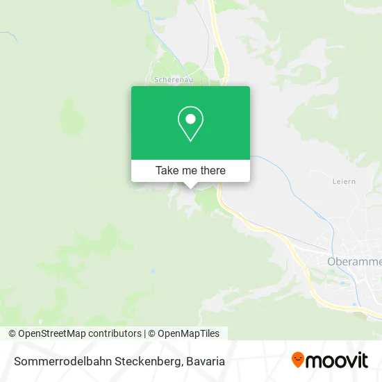 Карта Sommerrodelbahn Steckenberg