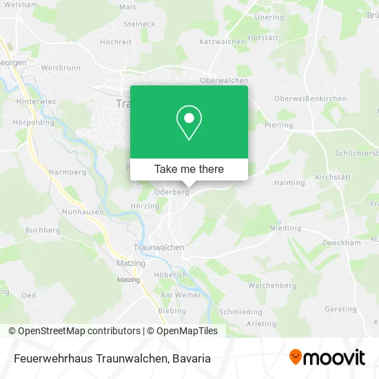 Карта Feuerwehrhaus Traunwalchen
