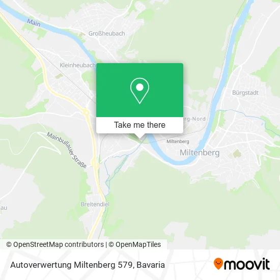 Карта Autoverwertung Miltenberg 579