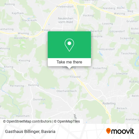 Карта Gasthaus Billinger