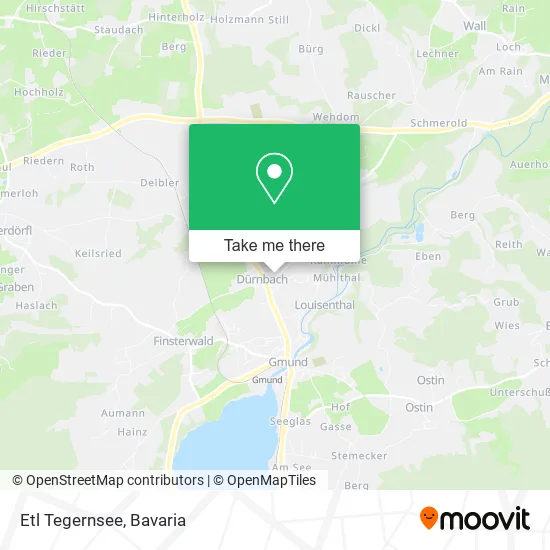 Карта Etl Tegernsee