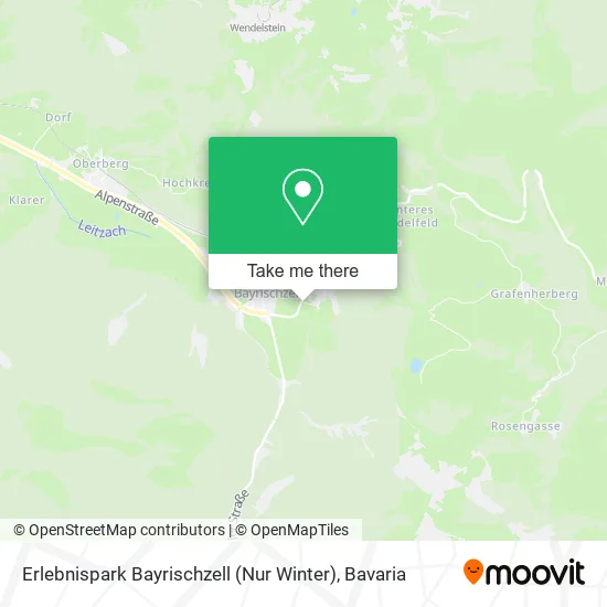 Карта Erlebnispark Bayrischzell (Nur Winter)