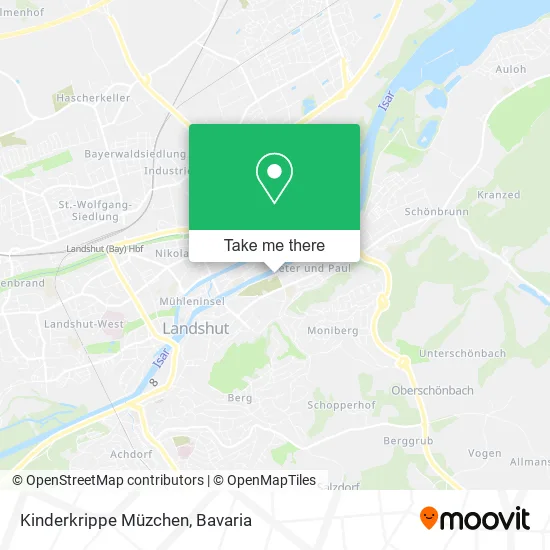 Карта Kinderkrippe Müzchen