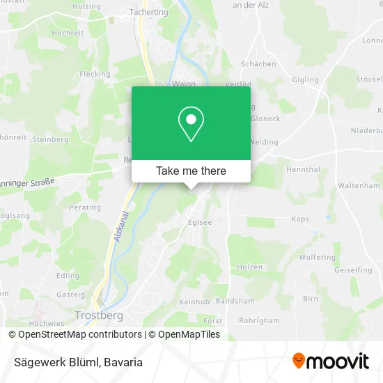 Карта Sägewerk Blüml