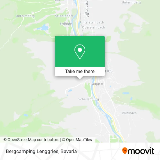Карта Bergcamping Lenggries