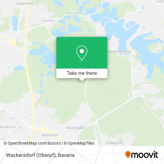 Карта Wackersdorf (Oberpf)