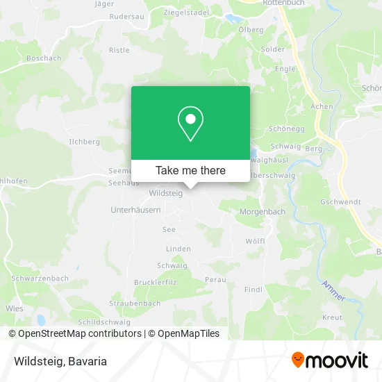 Карта Wildsteig