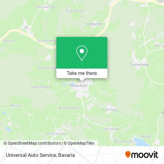 Universal Auto Service map