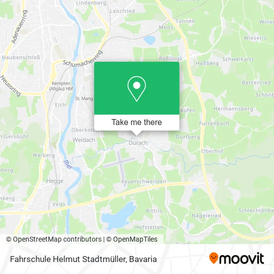 Карта Fahrschule Helmut Stadtmüller