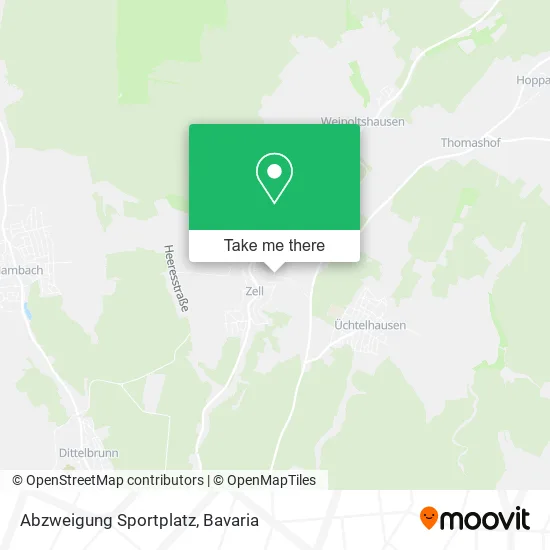 Карта Abzweigung Sportplatz